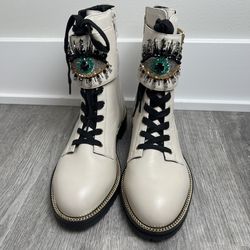Kurt Geiger London Sutton Eye - Bone Leather Boots