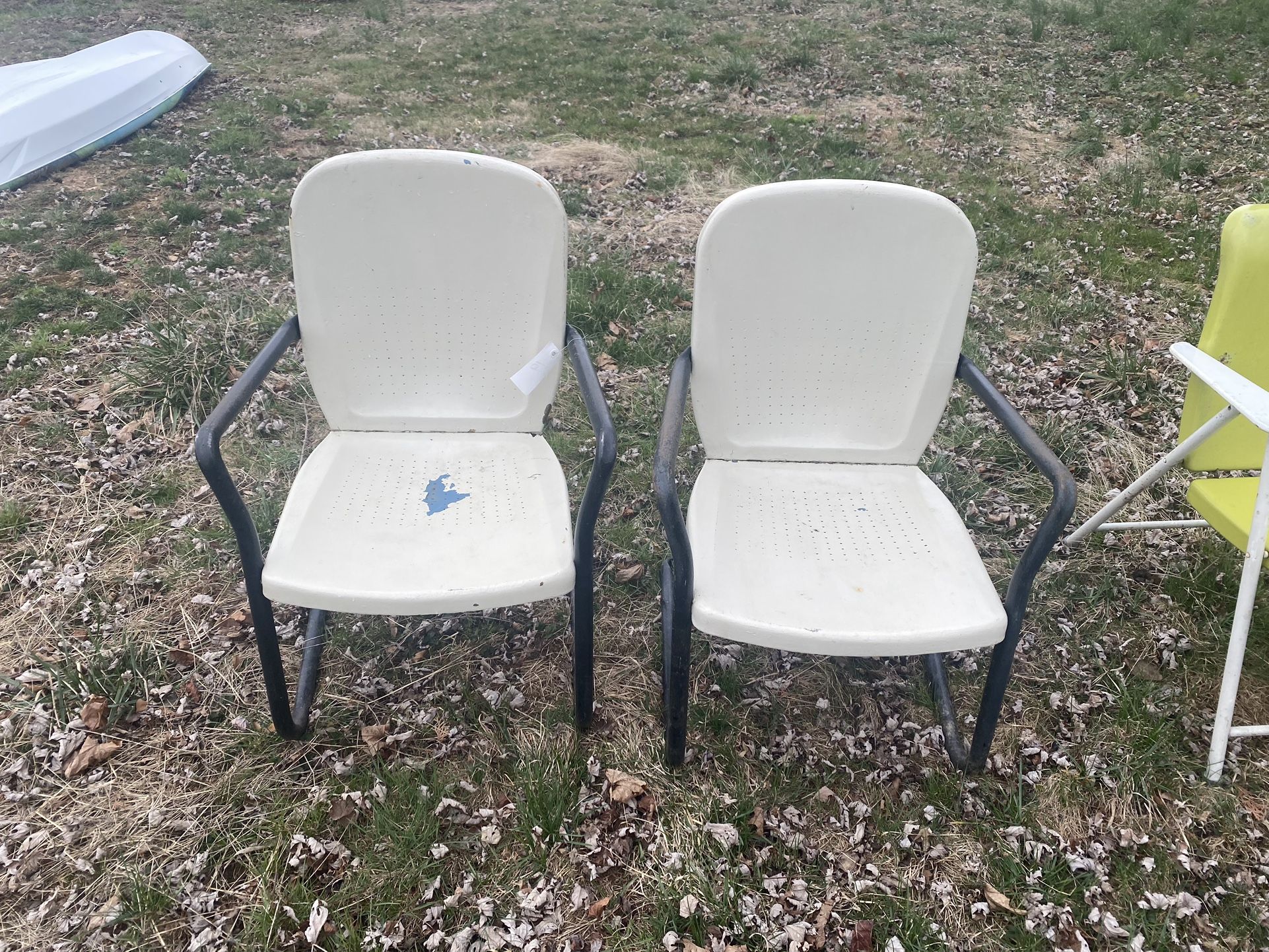 Vintage Metal Lawn Chairs