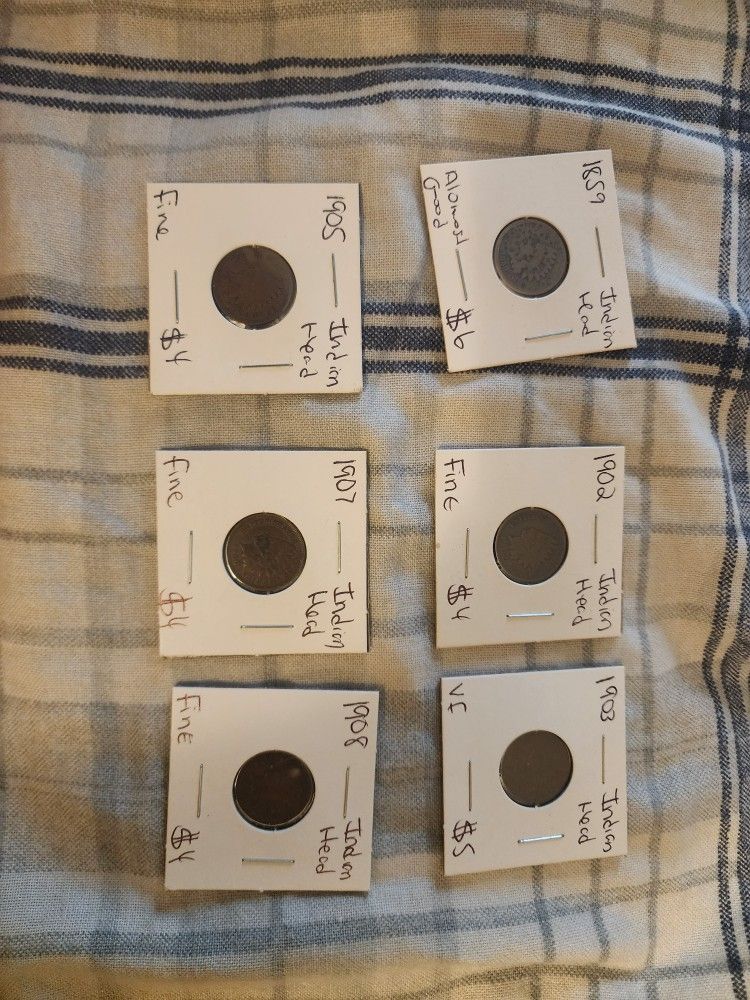 Indian Head Penny Lot