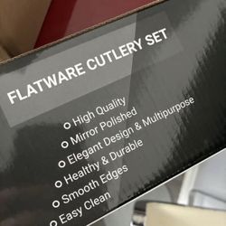 40 pc Gold Cutlery set