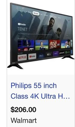 Phillips smart tv 55