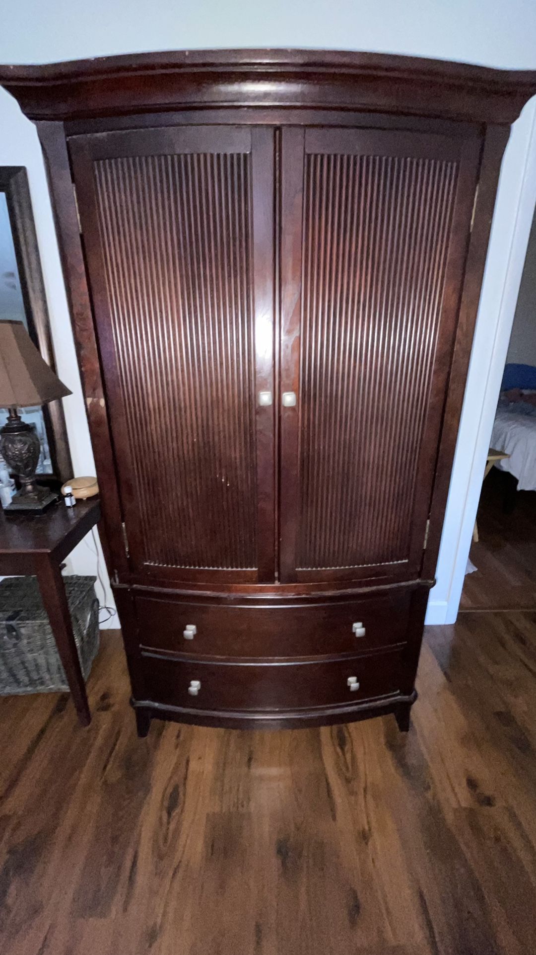 Two Piece Armoire 