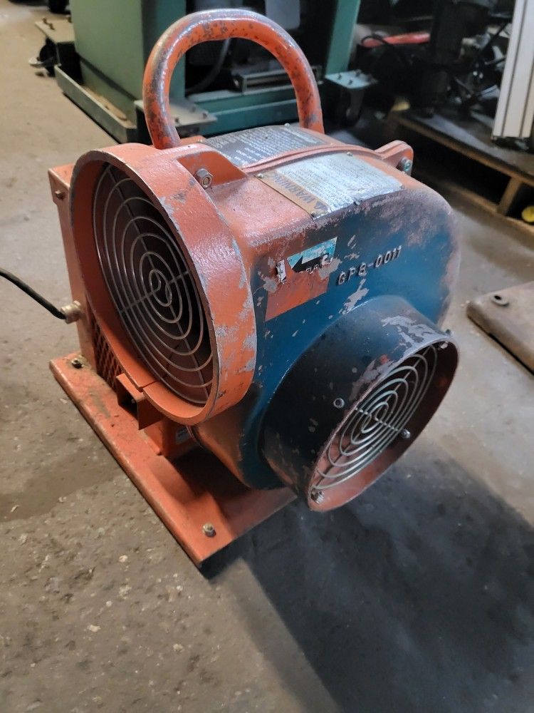General Equipment Co. Air Ventilation Blower EP8 Shop Tools Garage Tool