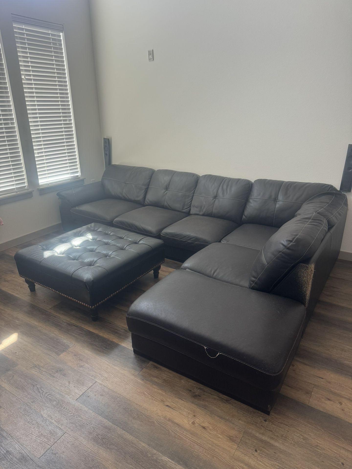Free Sectional Couch + Ottoman 