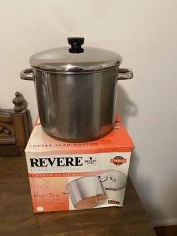 Vintage Revere Ware 8 Qt Stock Pot