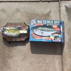 Big Mouth Billy Bass- Singing Sensation (New)