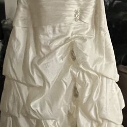 Mori Lee Wedding Gown Size 10 Altered 