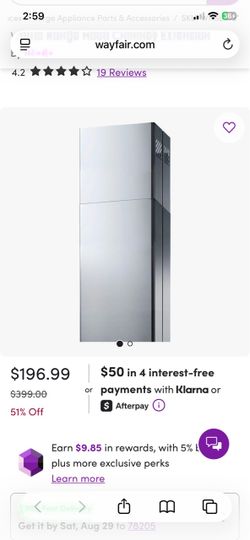 Stainless Steel Range Hood Chimney Extension