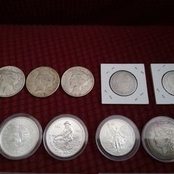 Silver Coins And Rounds 