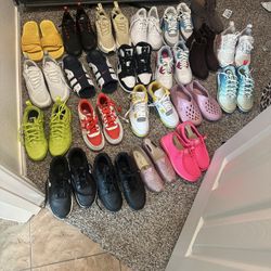 Women’s And Kids Shoes Ranging From Size 3y To 6.5 W