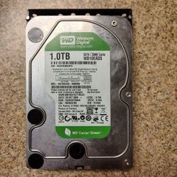 
WD Green 1TB 32MB Hard Drive