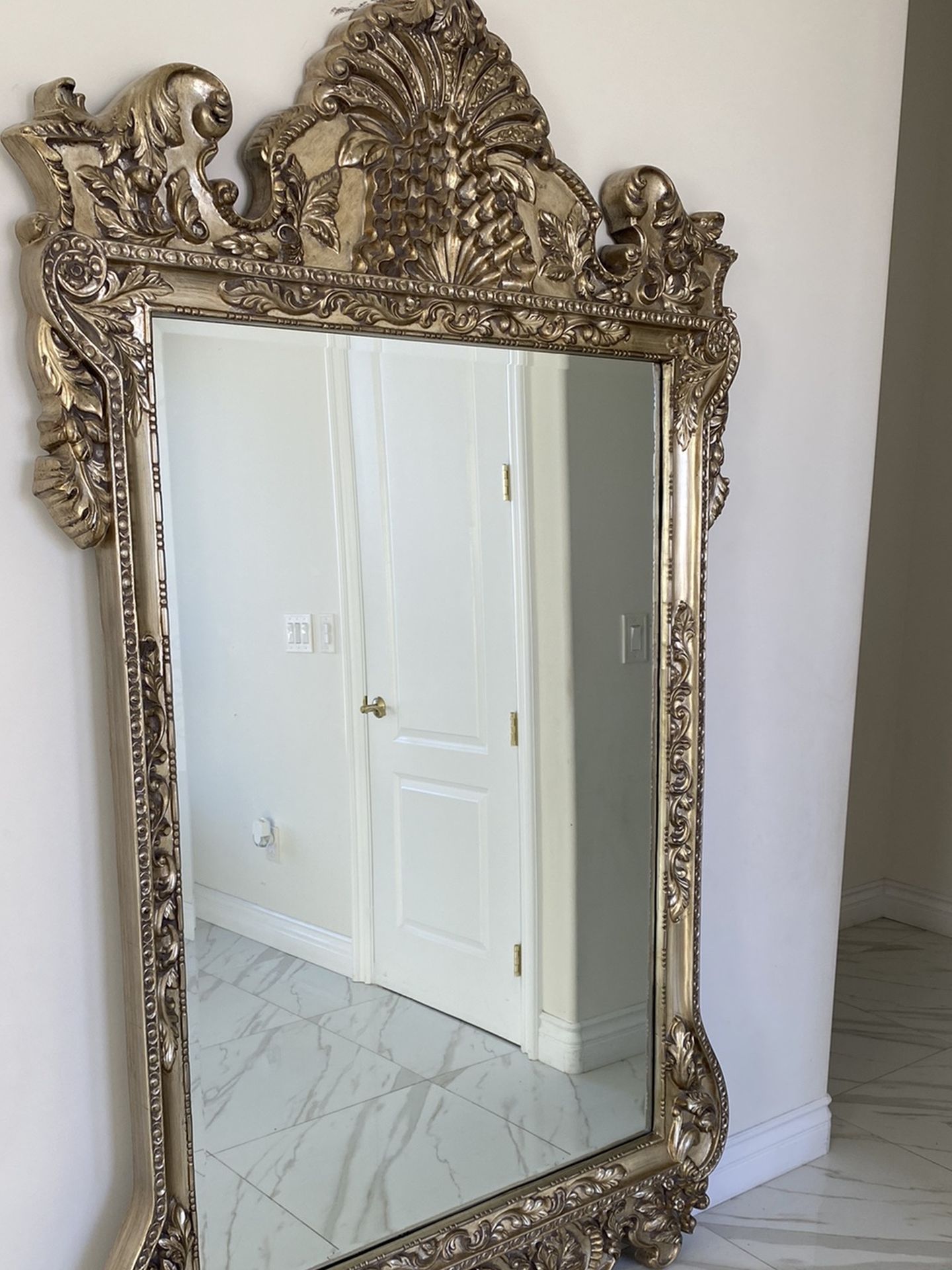 Antique Brass Gold Mirror