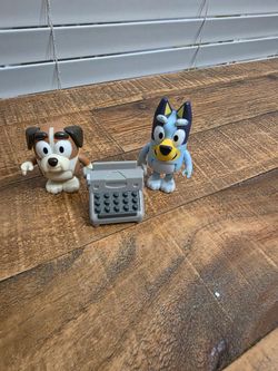 Bluey and Winton