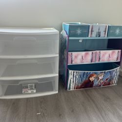 Toy Organizer And Plastic Drawer 