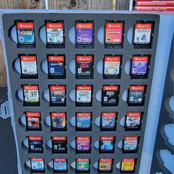 Nintendo Switch 30-Game Lot + Cartridge Holder 