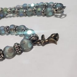 Blue Rabbit Necklace 