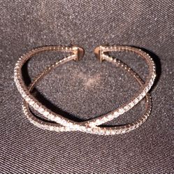 Rose Gold Rhinestone Bracelet 