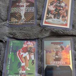 Lot Of 4 49er Cards- ($35)