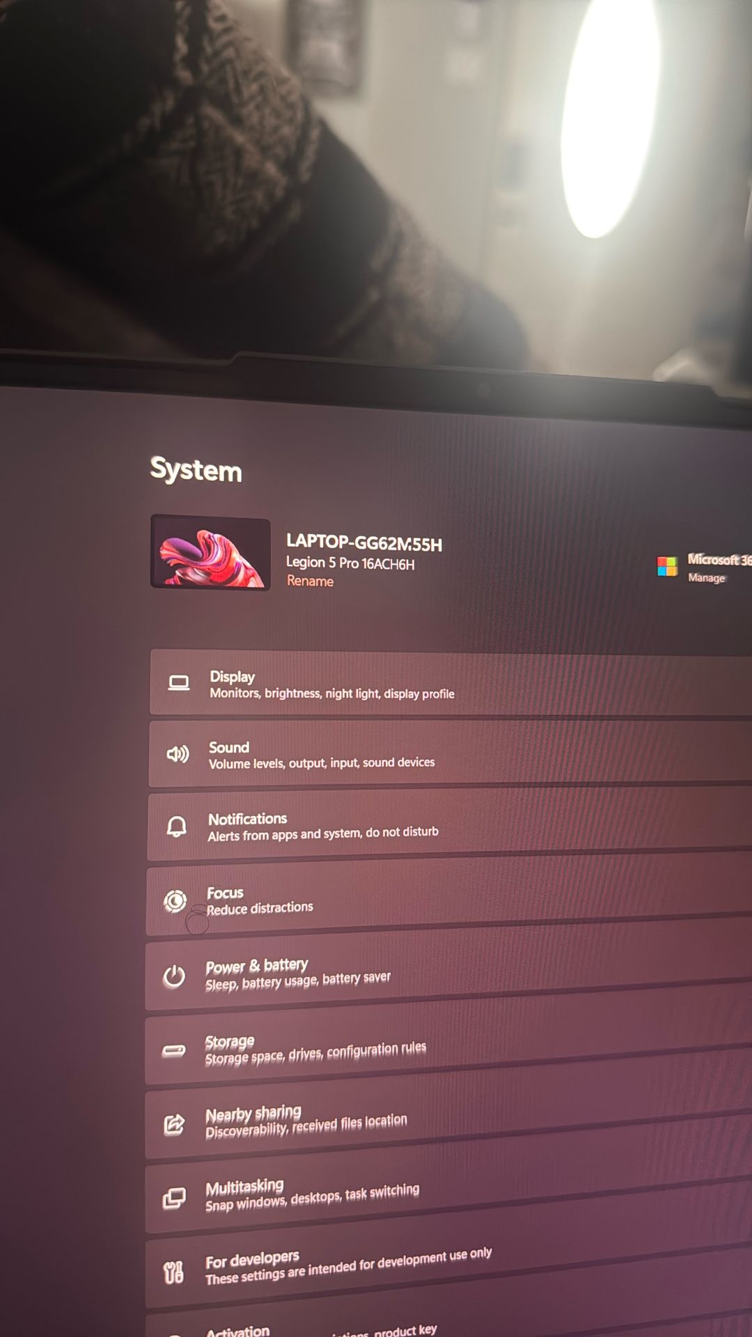 Lenovo legion 5 pro