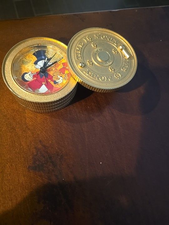 Disney Extremely Rare Scrooge McDuck Alarm Clock