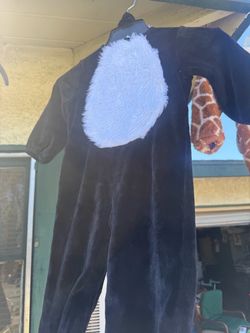 Skunk (toddler) Halloween costume