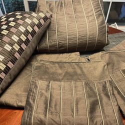 Hotel Collection Queen Duvet, Pillow Shams, Euro Shams and Decorative Pillow   