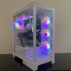 ULTRA FAST Liquid Cooled i7 Gaming PC Computer (i7-12700KF, RX 9060 XT, 32GB DDR5 RAM, 2TB NVMe, WiFi)