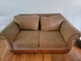 Brown Love Seat