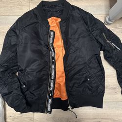 Black Bomber Jacket