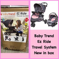 New Baby Trend Ez Ride Travel System Stroller And Car seat 
