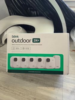 Blink outdoor 2k+ battery power cameras