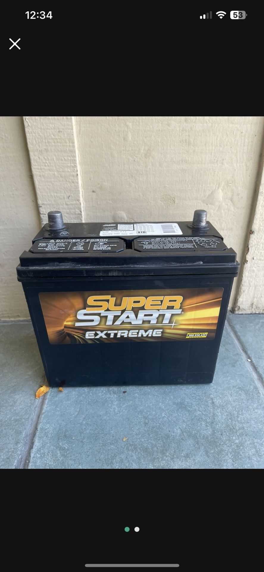 Honda Civic Car Battery Size 51r $85 With Your Old Battery