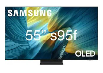 Samsung - 55” Class S95F Series OLED 4K UHD SamsungVision AI Smart Tizen TV
