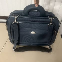 Samsonite Blue Travel Portable Side Strap Shoulder Messenger Briefcase Bag Nice. The item is in good condition with minor normal signs if usage. This 
