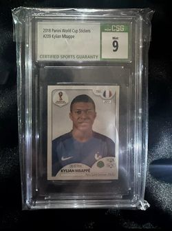 2018 Panini World Cup Stickers #209 Kylian Mbappe CSG 9 - France 🇫🇷