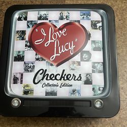 I LOVE LUCY COLLECTORS TIN CHECKERS