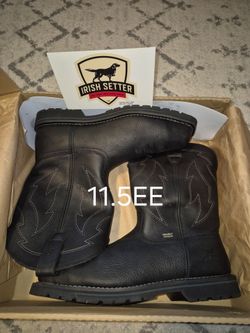IRISH SETTER ULTRA DRY WATERPROOF COMPOSITE SQUARE STEEL TOE PULL-UP BOOTS