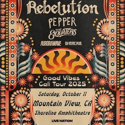 🚨Rebelution Concert Shoreline Amphitheater 2 Tickets BOX SEATS C8 $125/ea RETAIL!!!🚨