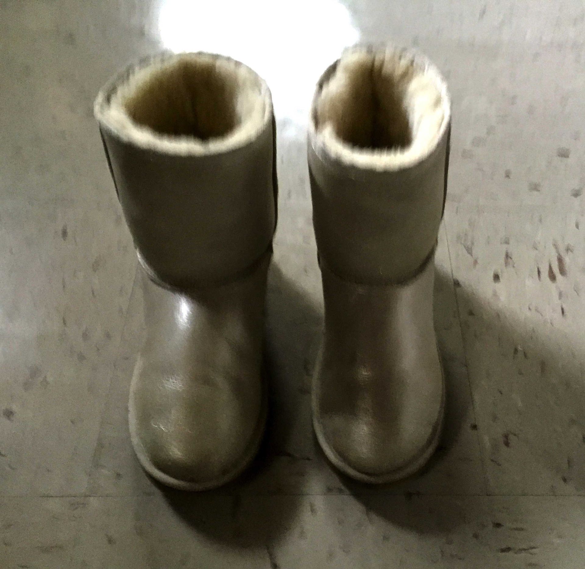 Genuine UGG Australia Metallic Gold Classic Short Boots