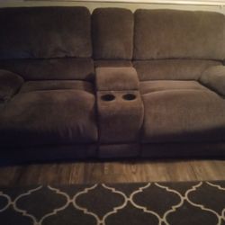 Reclining Sofa Good Condition Need Gone Today Reduced Pice To $45