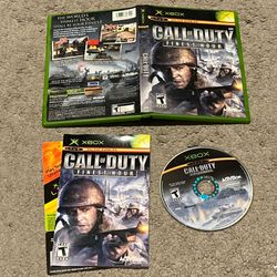 Call of Duty Finest Hour (Xbox, 2004) Complete CIB w/ Manual