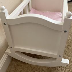 Pottery barn doll cradle sale