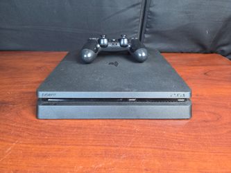 🎮 Sony PS4 Slim Console + Controller & Cables Setup 🎮