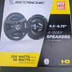 Scosche 6.5 Car Speakers