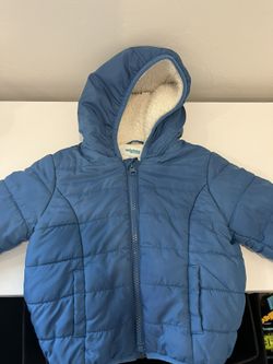 Toddler Blue Puffy Coat Size 24M