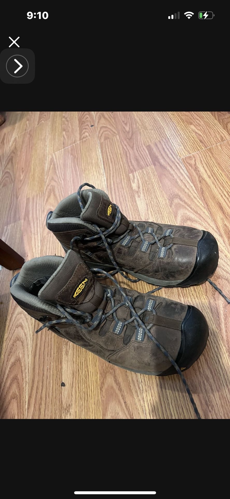 Men’s Keen Steel Toe Work Boots