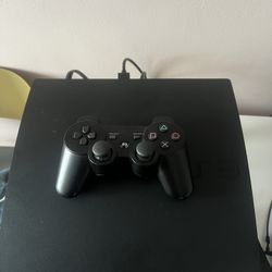 PS3 Slim - with controller and games ( digital )