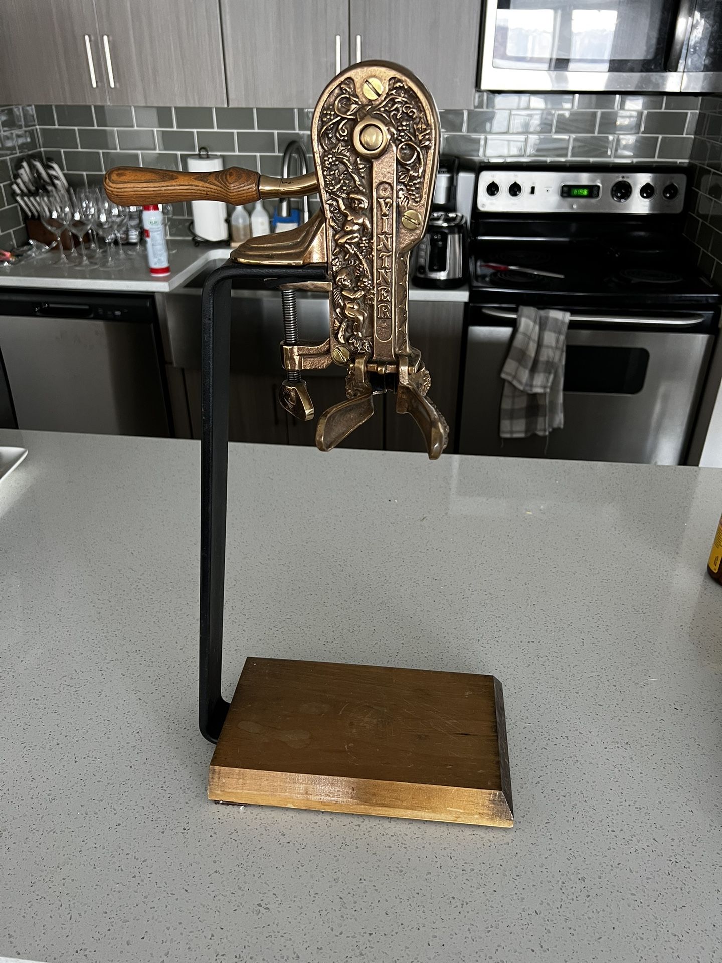 Antique Wine Bottle Opener