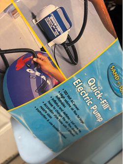 Quick fill electric pump
