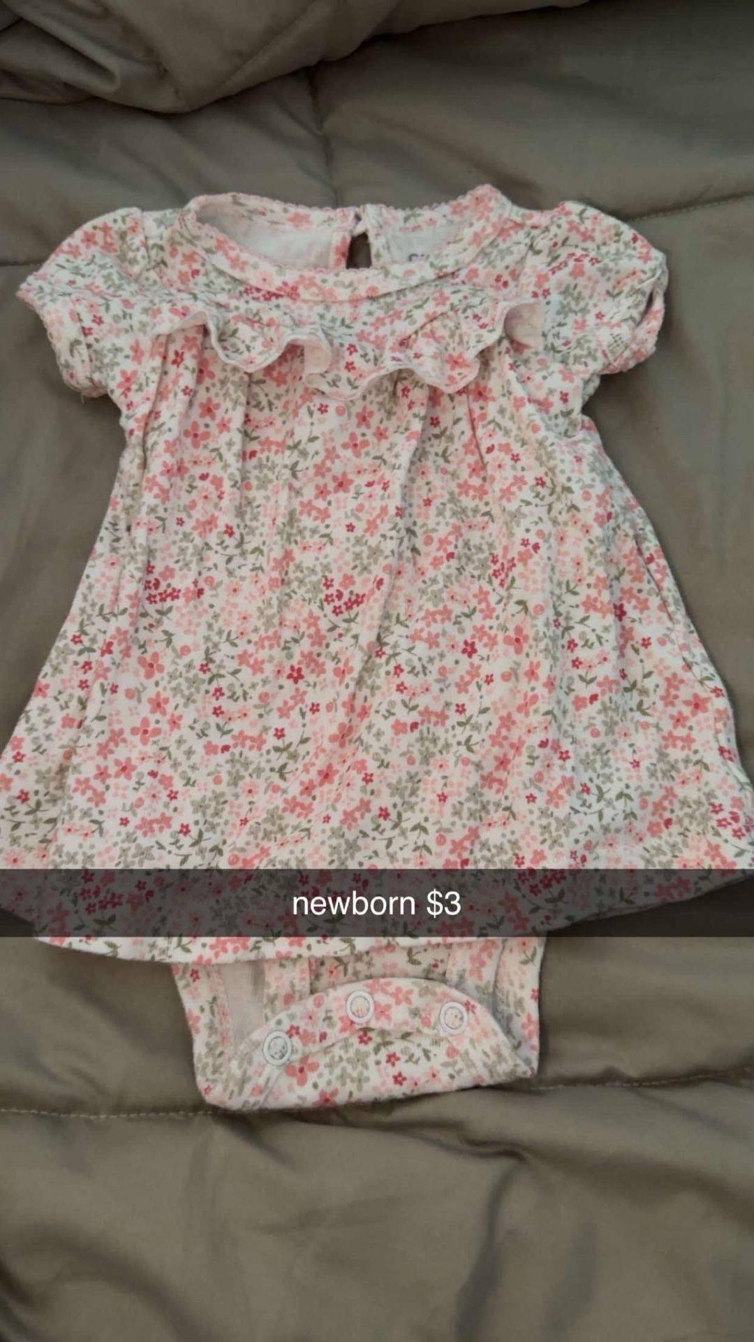 Newborn Baby Girl Closes